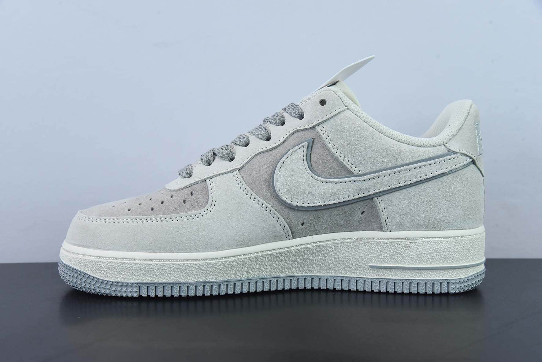 耐克Nike Basketbal Nike Air Force 1 Low '07 “Four Horsemen”PE 勒布朗詹姆斯限定款深灰麂皮空军一号低帮休闲板鞋纯原版本 货号：DZ3696-005