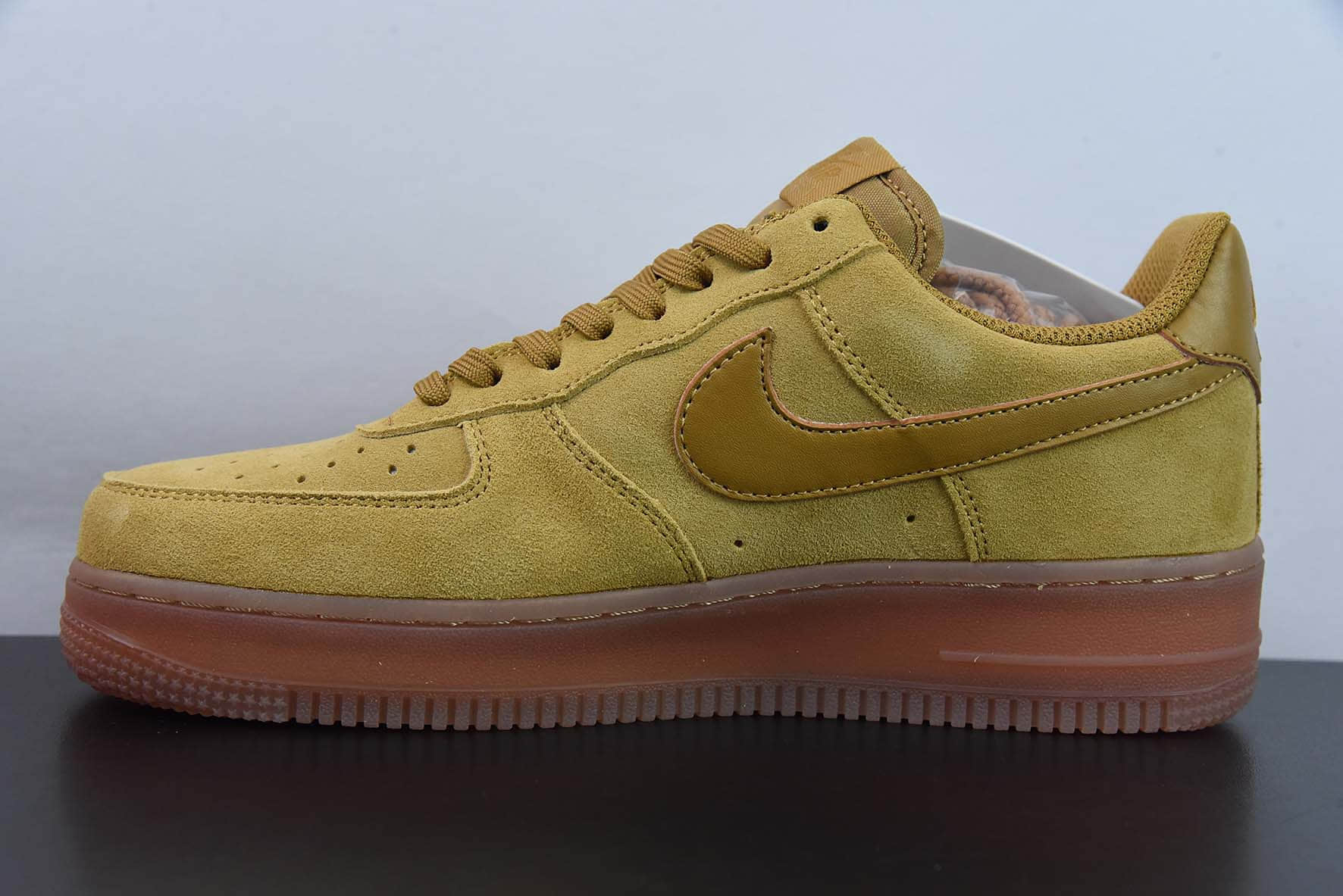 耐克Nike Air Force 1 Low 07 LV8 Wheat  Flax 二代小麦空军一号低帮休闲板鞋纯原版本 货号：BQ5485-700