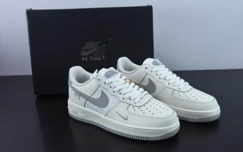 耐克Nike Air Force 1'07 Low “Silver snow” “银雪灰”空军一号低帮休闲板鞋纯原版本 货号：FB1839-333