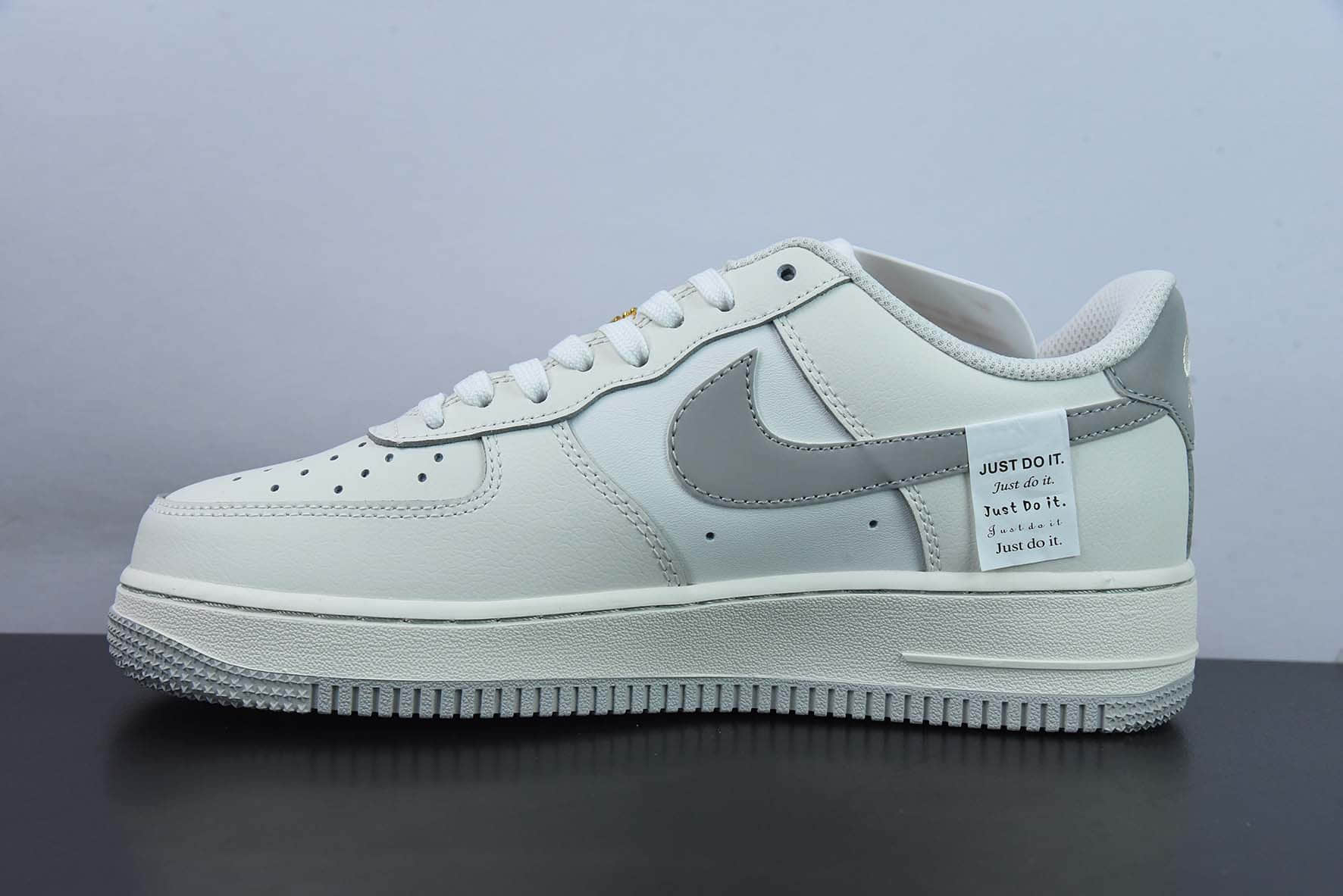 耐克Nike Air Force 1'07 Low “Silver snow” “银雪灰”空军一号低帮休闲板鞋纯原版本 货号：FB1839-333