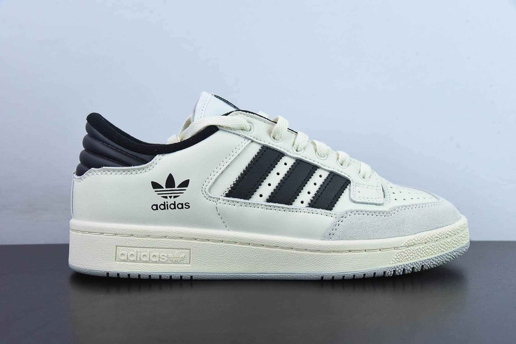 阿迪达斯adidas originals Forum 85 low白灰黑全新经典复古板鞋纯原版本 货号：GX2219