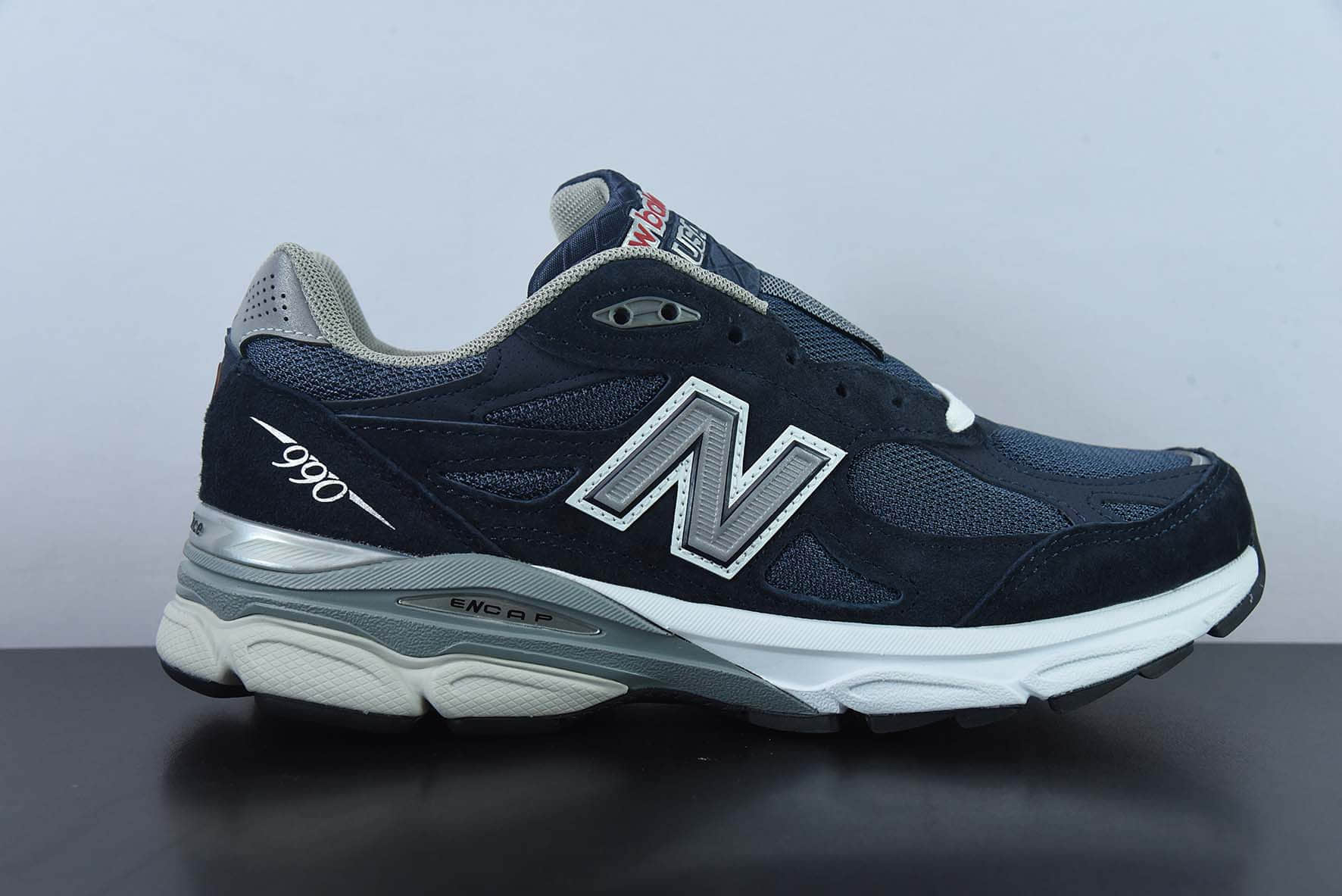 新百伦New Balance Levi's x New Balance NB990V3 海军蓝李维斯联名第三代总统复古慢跑鞋纯原版本 货号： M990NB3