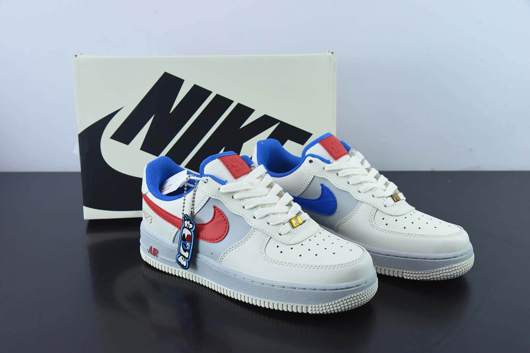 耐克Nike Air Force 1’0740th AnniversaryWhite Grey40周年版白灰小钩”空军一号低帮休闲板鞋纯原版本 ...