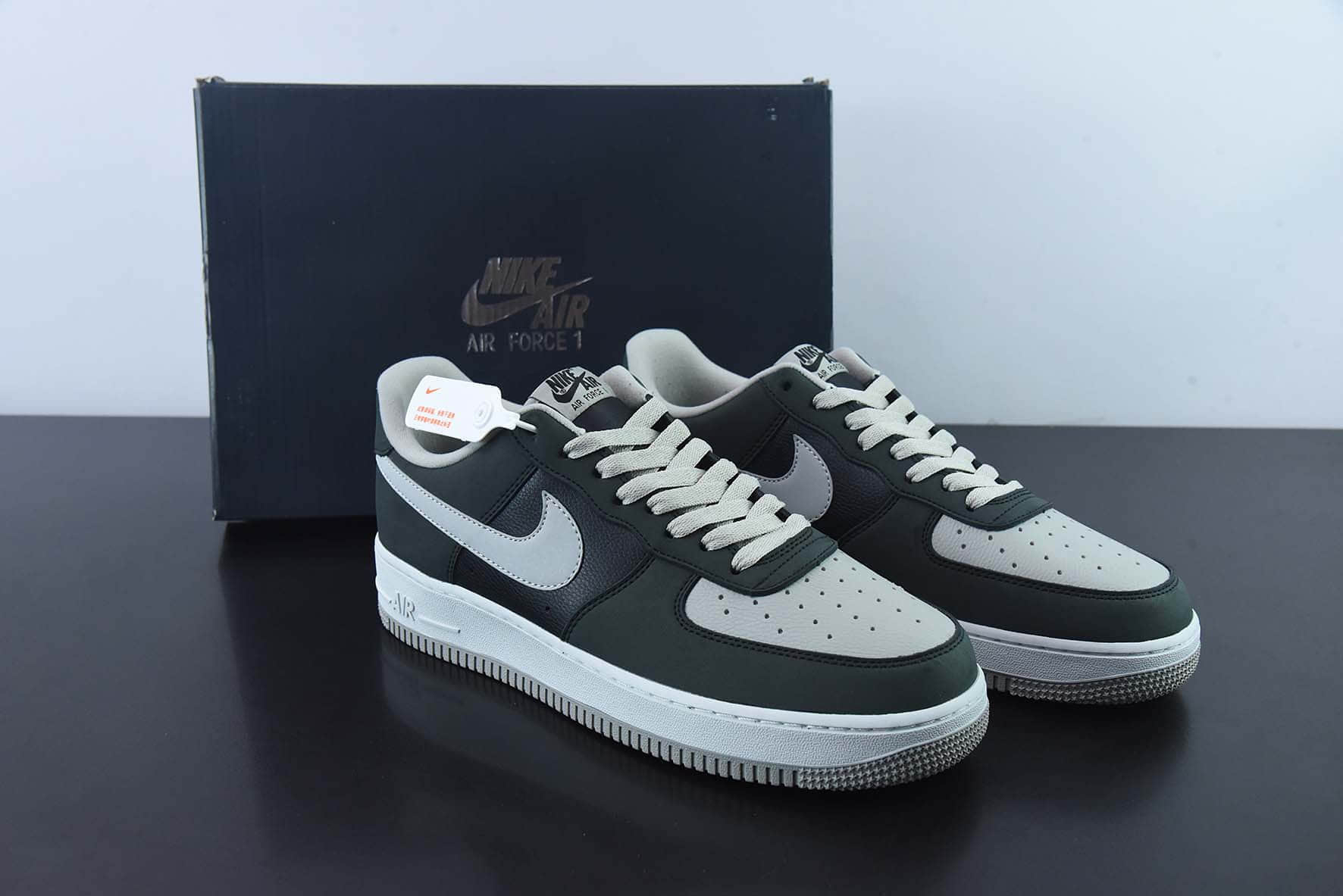 耐克Nike Air Force 1 Low 07 影子灰空军一号低帮休闲板鞋纯原版本 货号：CW6817-777