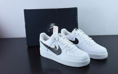 耐克Nike Air Force 1 Low 黑白大勾空军一号低帮运动休闲板鞋纯原版本 货号：FD0660-100