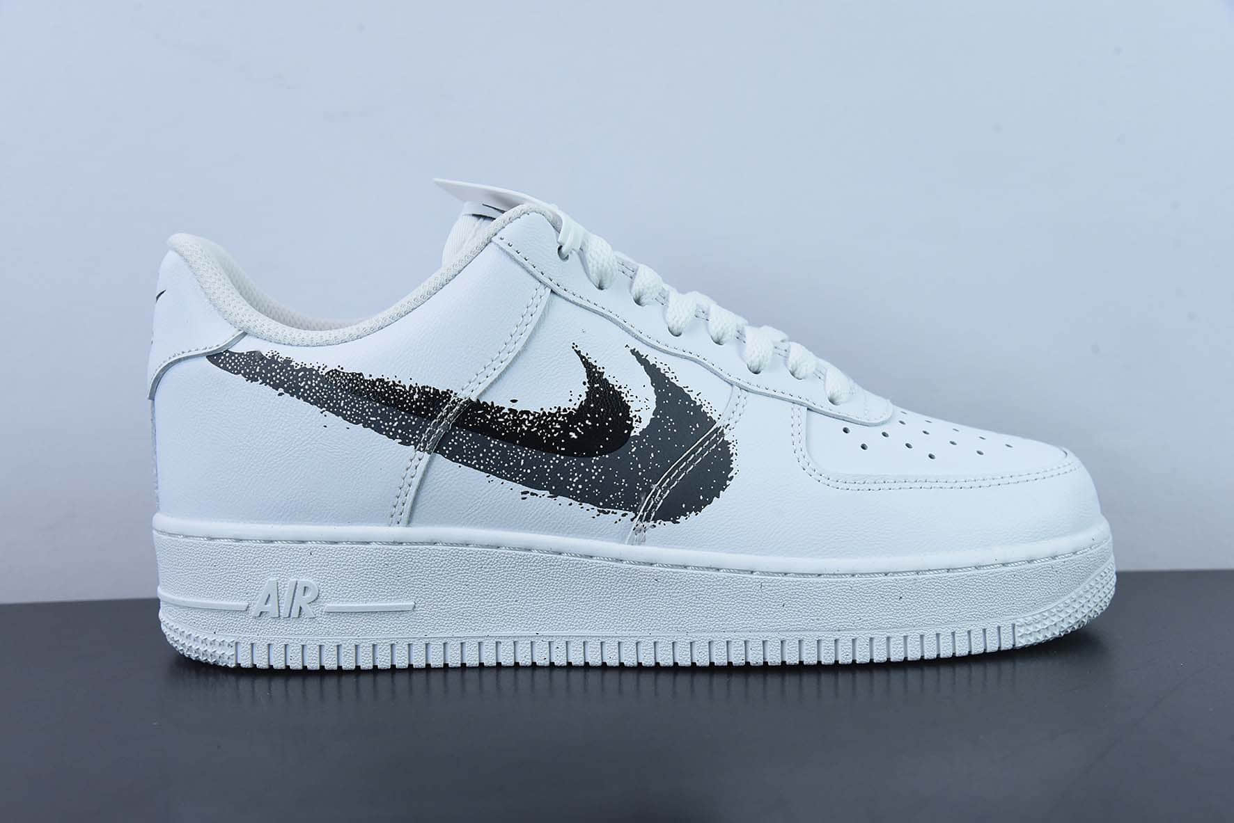 耐克Nike Air Force 1 Low 黑白大勾空军一号低帮运动休闲板鞋纯原版本 货号：FD0660-100