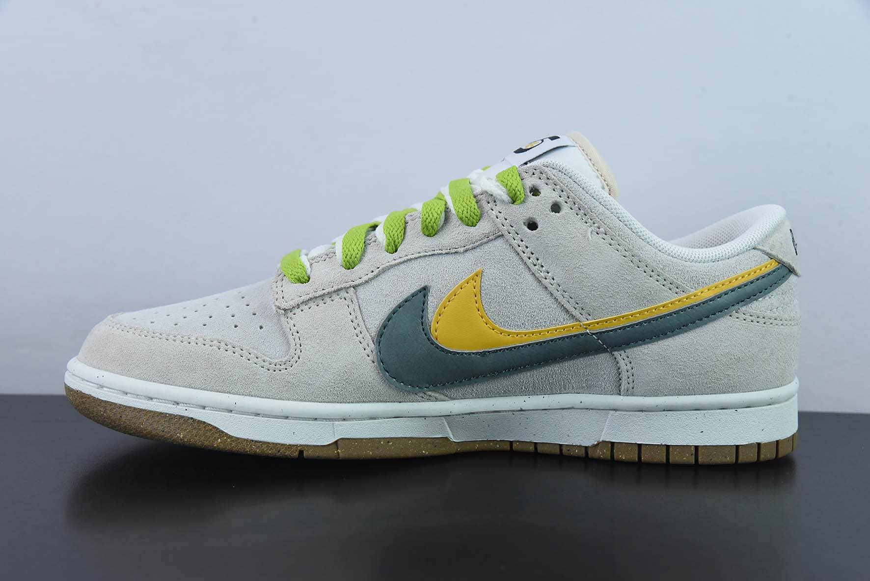 耐克Nike SB Dunk Low 85 绿黄双勾 SB低帮运动休闲板鞋纯原版本 货号：DO9457-111