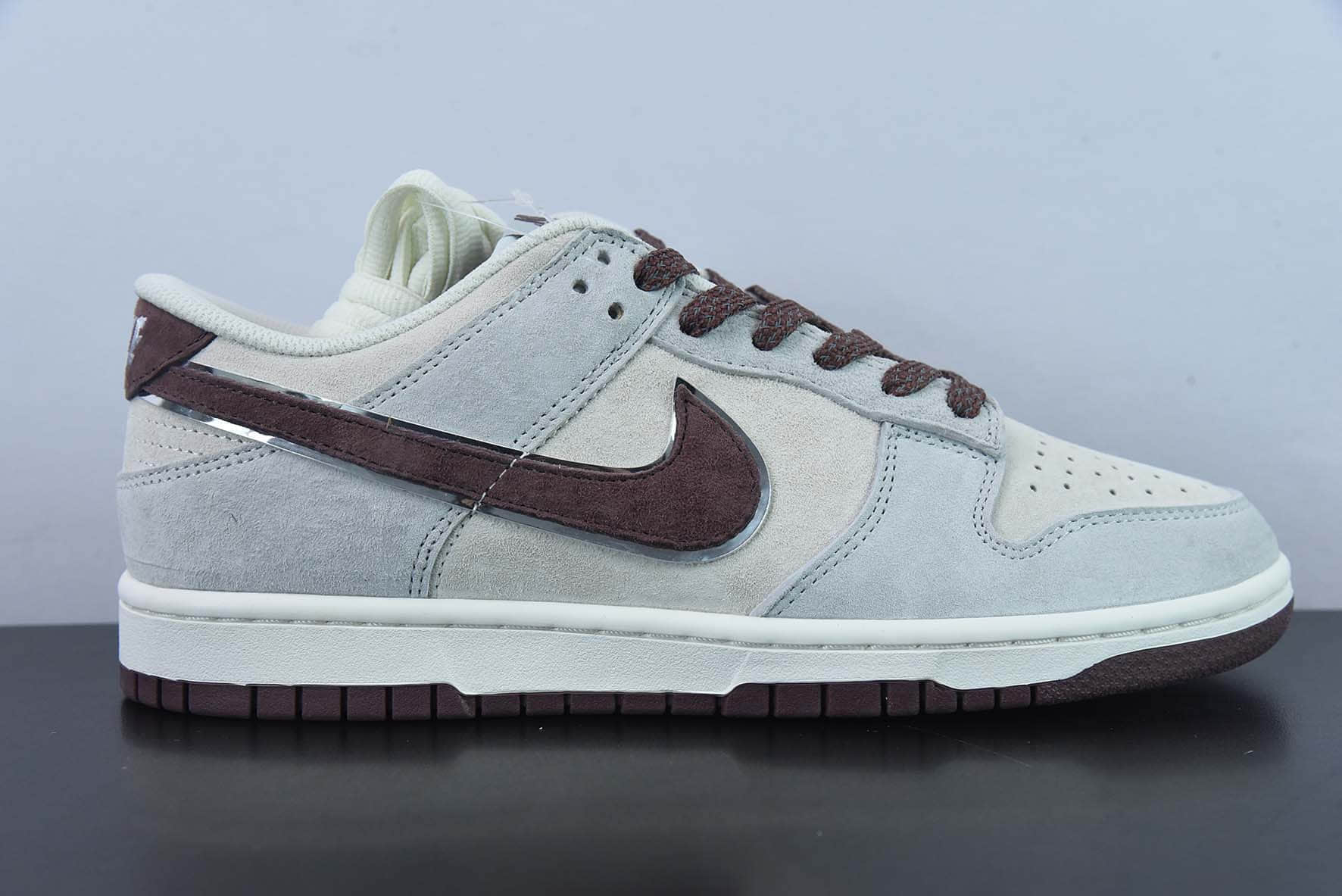 耐克Nike Otomo Katsuhiro x Nike SB Dunk Low Steamboy OST大友克洋联名灰红麂皮SB低帮休闲滑板鞋纯原版本 货号：DD0012-258