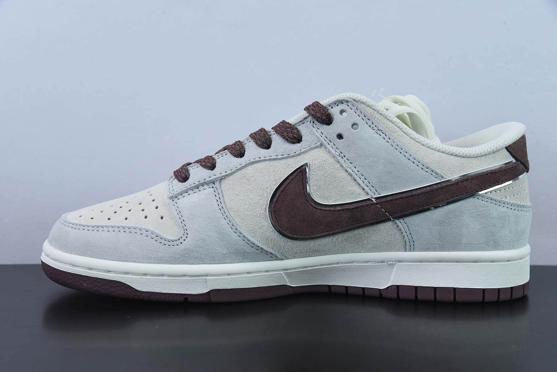 耐克Nike Otomo Katsuhiro x Nike SB Dunk Low Steamboy OST大友克洋联名灰红麂皮SB低帮休闲滑板鞋纯原版本 货号：DD0012-258