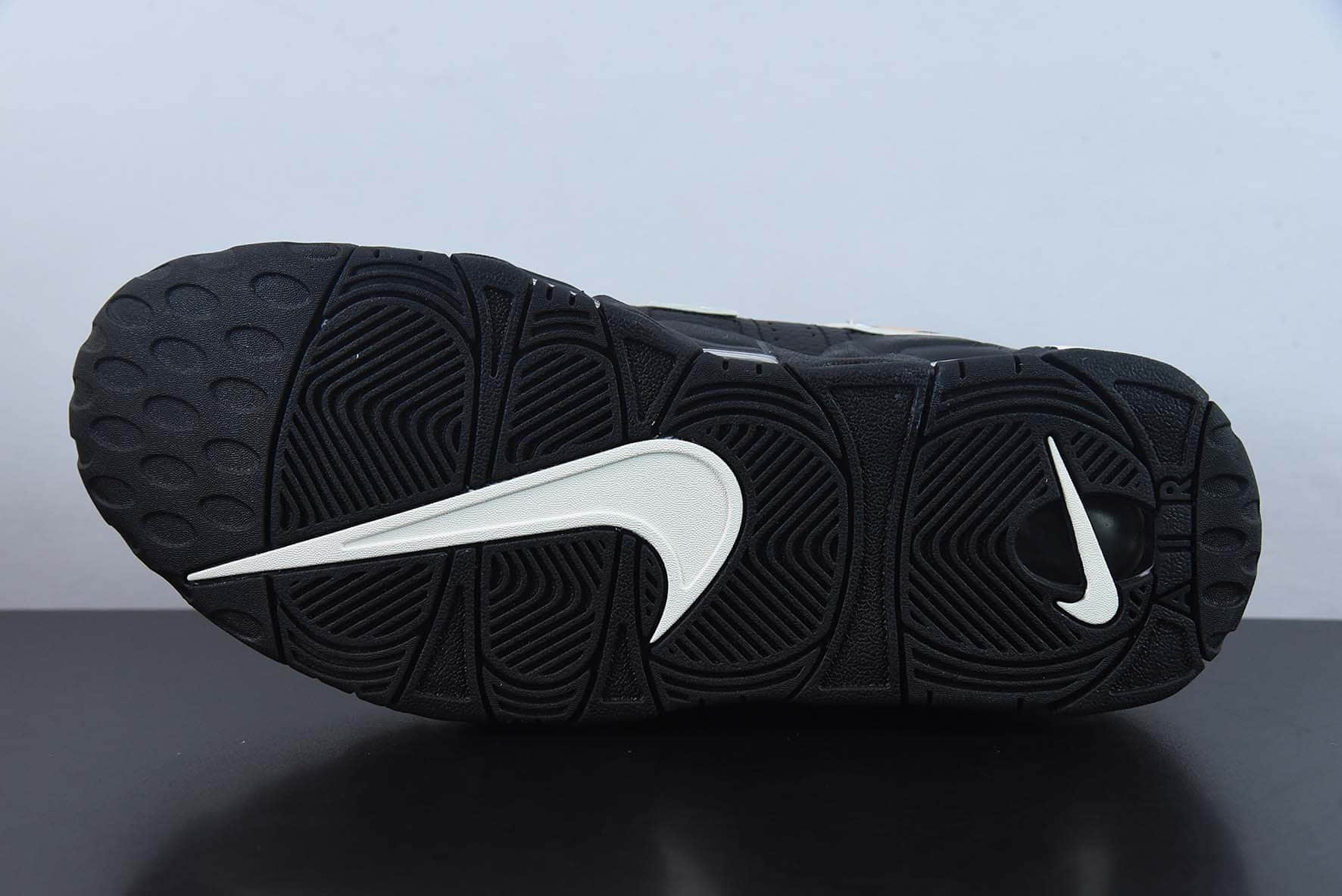 耐克Nike Air More Uptempo 大AIR皮蓬黑迷彩复古篮球鞋纯原版本 货号：CJ6122-001