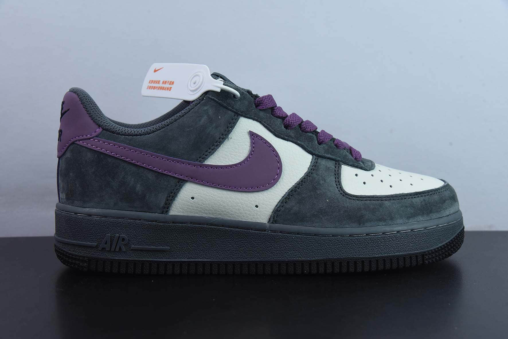 耐克Nike Air Force 1 Low ’07 “Grey purple ”“灰紫雾”空军一号低帮休闲板鞋纯原版本 货号：CW1188-111