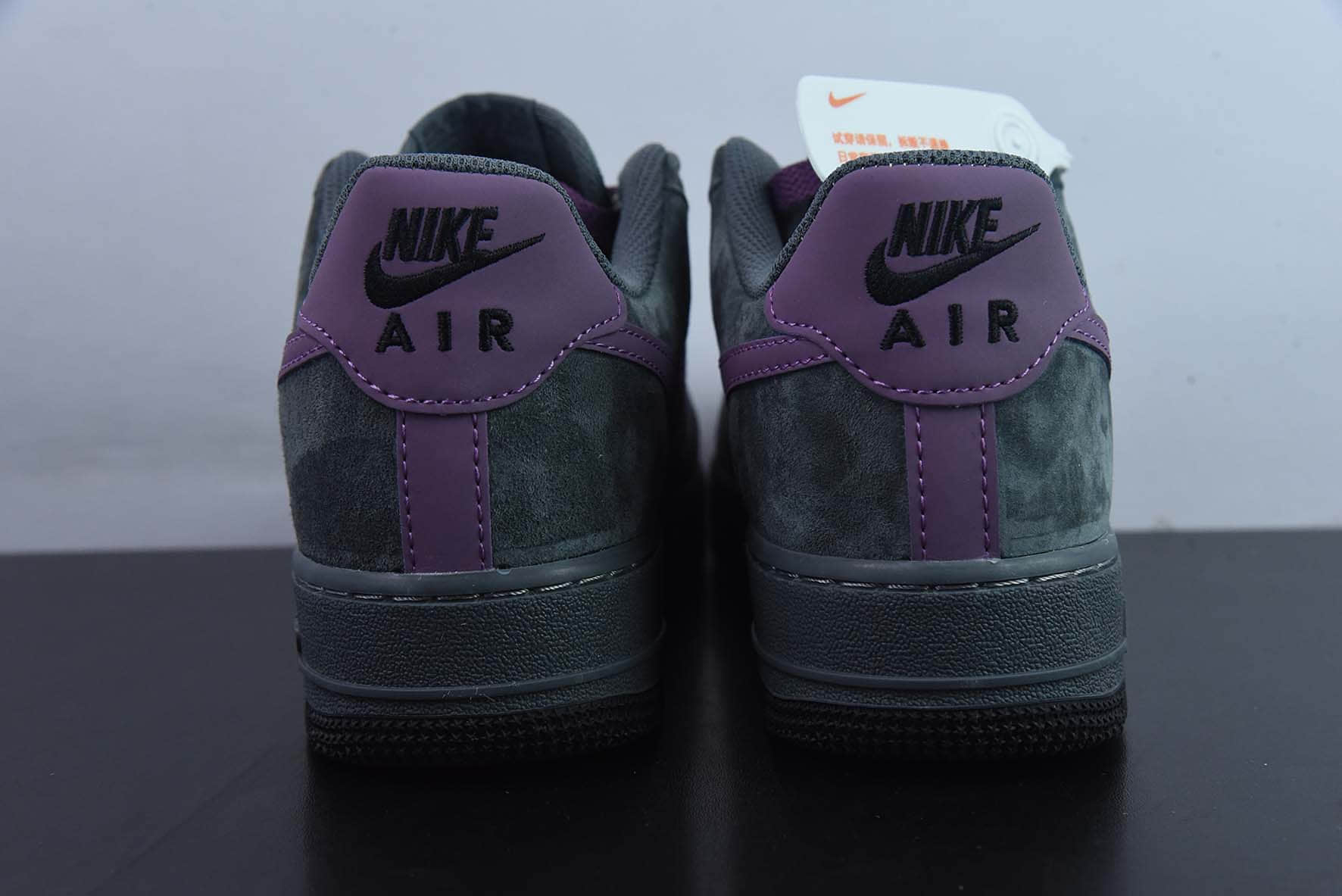 耐克Nike Air Force 1 Low ’07 “Grey purple ”“灰紫雾”空军一号低帮休闲板鞋纯原版本 货号：CW1188-111