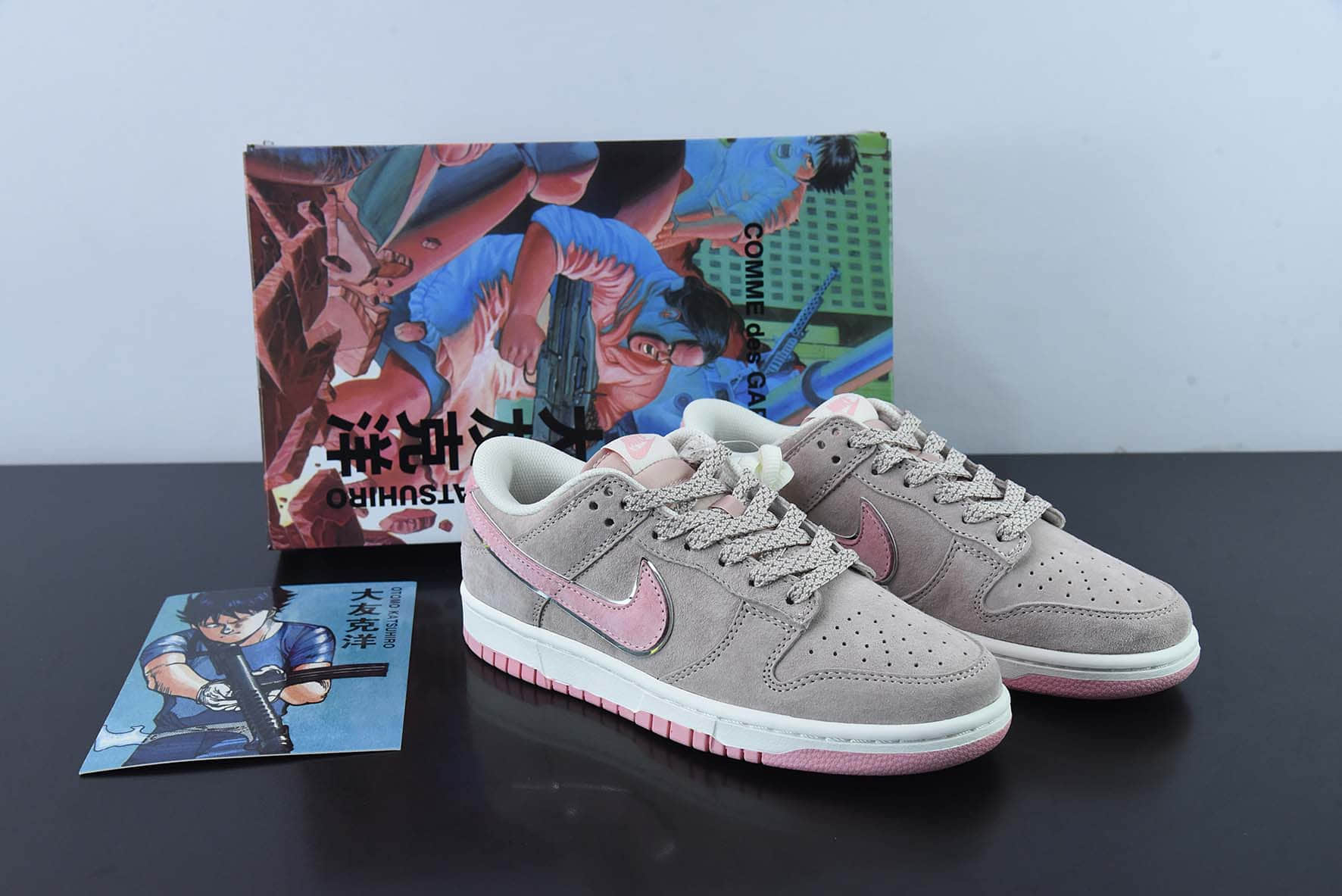 耐克Nike Otomo Katsuhiro x Nike SB Dunk Low Steamboy OST大友克洋联名麂皮肉粉低帮休闲运动板鞋纯原版本 货号：ST1391-208