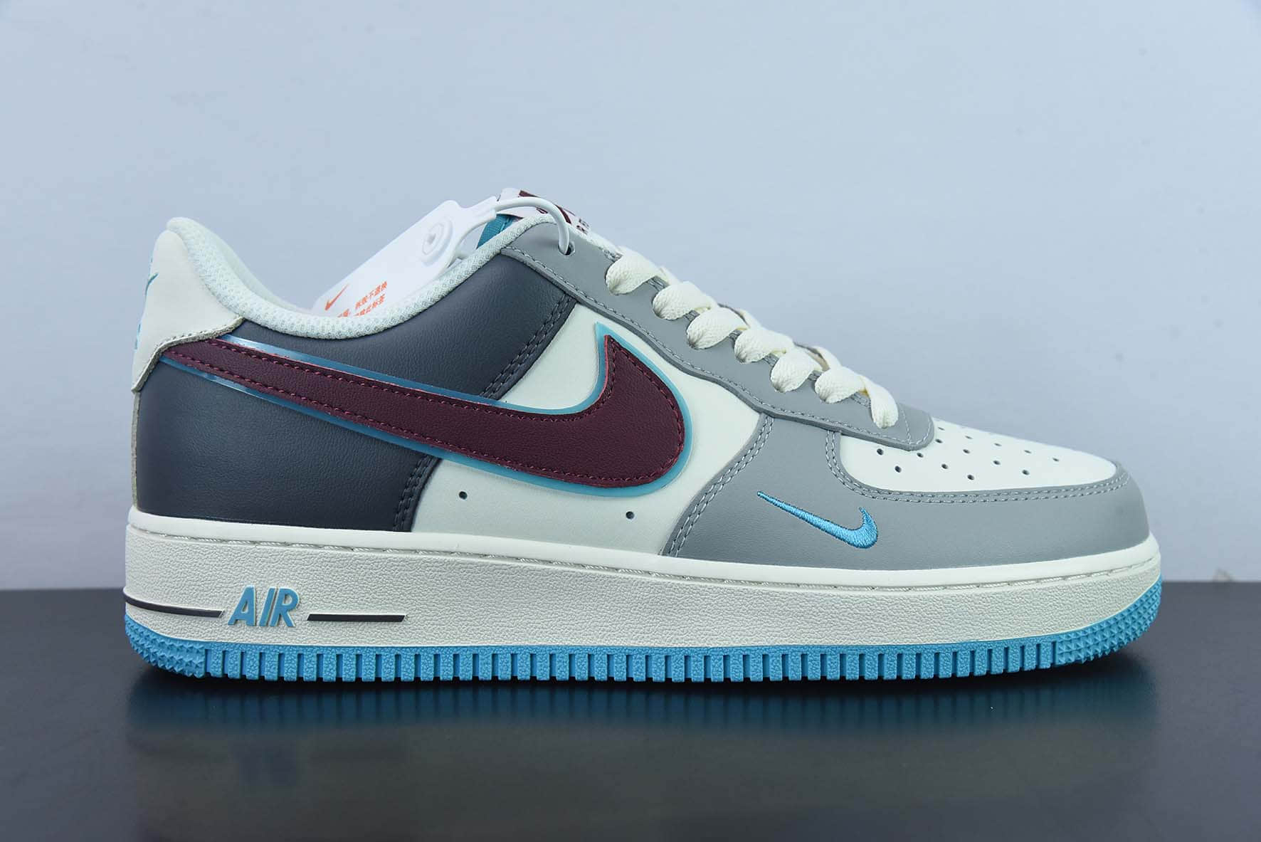 耐克Nike Air Force 1'07 Low “Rouge” “灰胭脂”空军一号低帮运动休闲板鞋纯原版本 货号：LJ8822-666