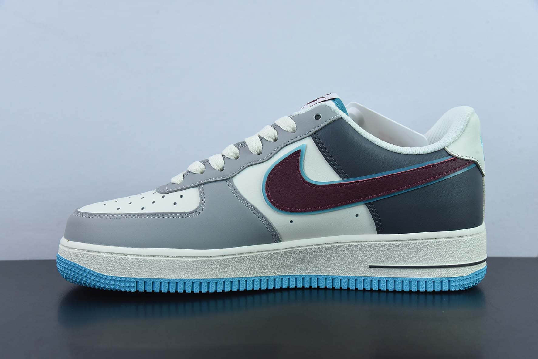 耐克Nike Air Force 1'07 Low “Rouge” “灰胭脂”空军一号低帮运动休闲板鞋纯原版本 货号：LJ8822-666