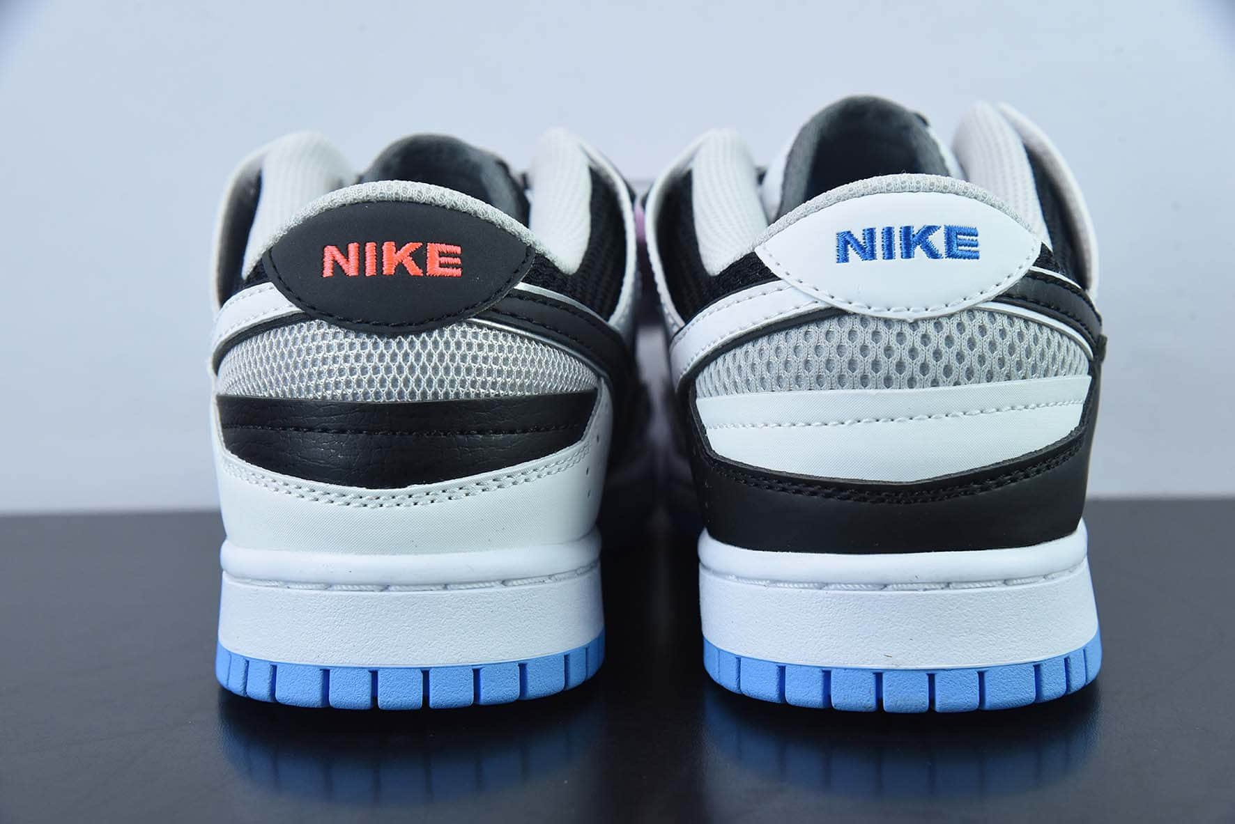 耐克Nike SB Dunk Scrap LowMismatch红蓝鸳鸯拼接缝合扣篮系列低帮板鞋纯原版本 货号：DN5381-001