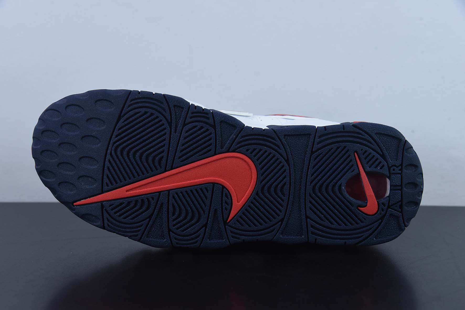 耐克Nike Air More Uptempo 大AIR皮蓬白红蛇纹迷彩复古篮球鞋纯原版本 货号：CZ7885-100