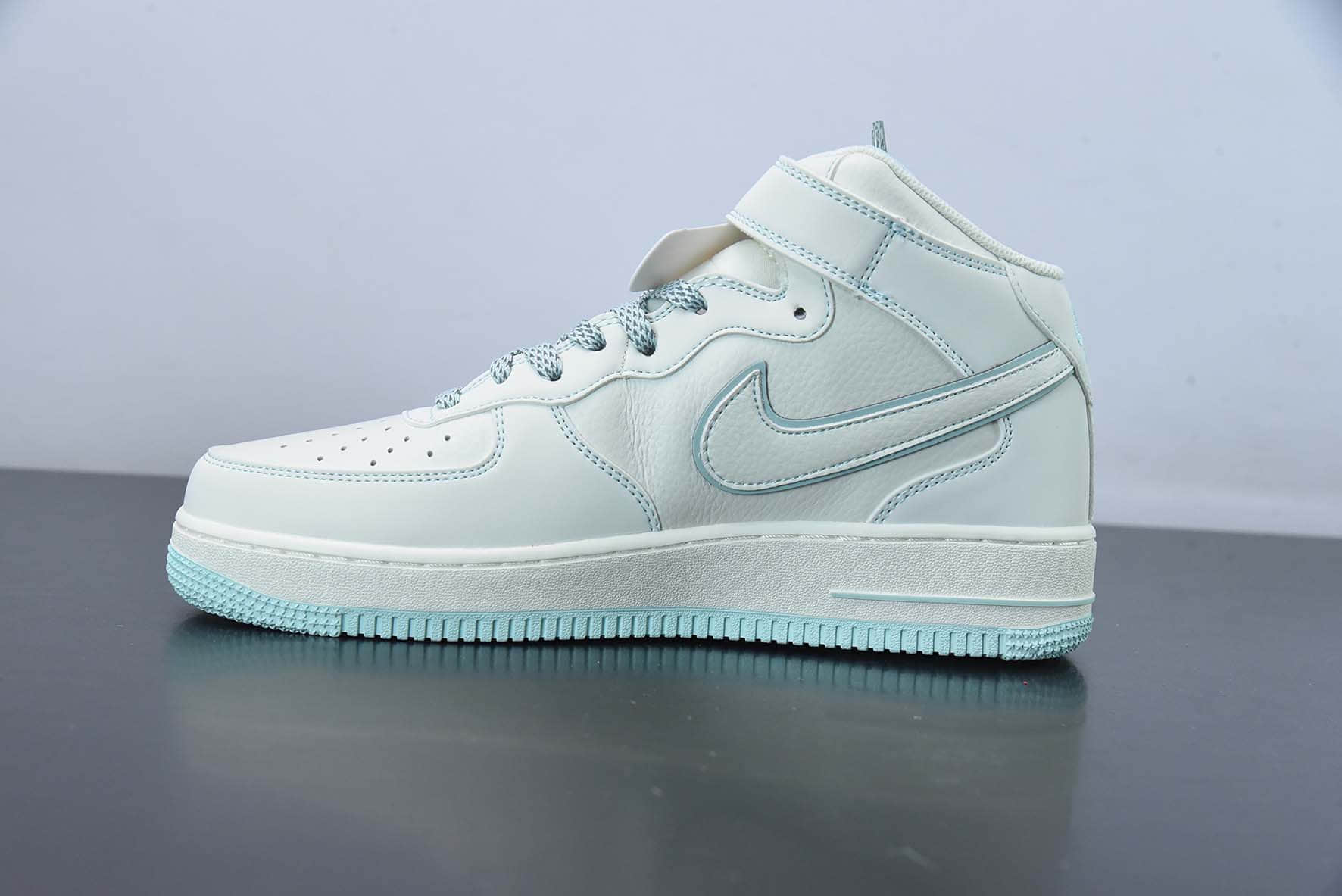 耐克Nike Air Force 1 MID 米蓝满天星空军一号中帮休闲板鞋纯原版本 货号：GB5969-002