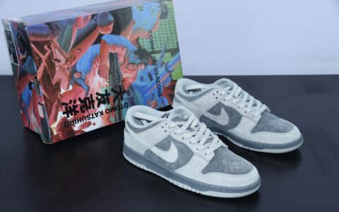 耐克Nike Otomo Katsuhiro x Nk SB Dunk Low Steamboy OST 创意定制联乘大友克洋联名灰满天星SB低帮运动休闲板鞋纯原版本 货号：DD3699-003