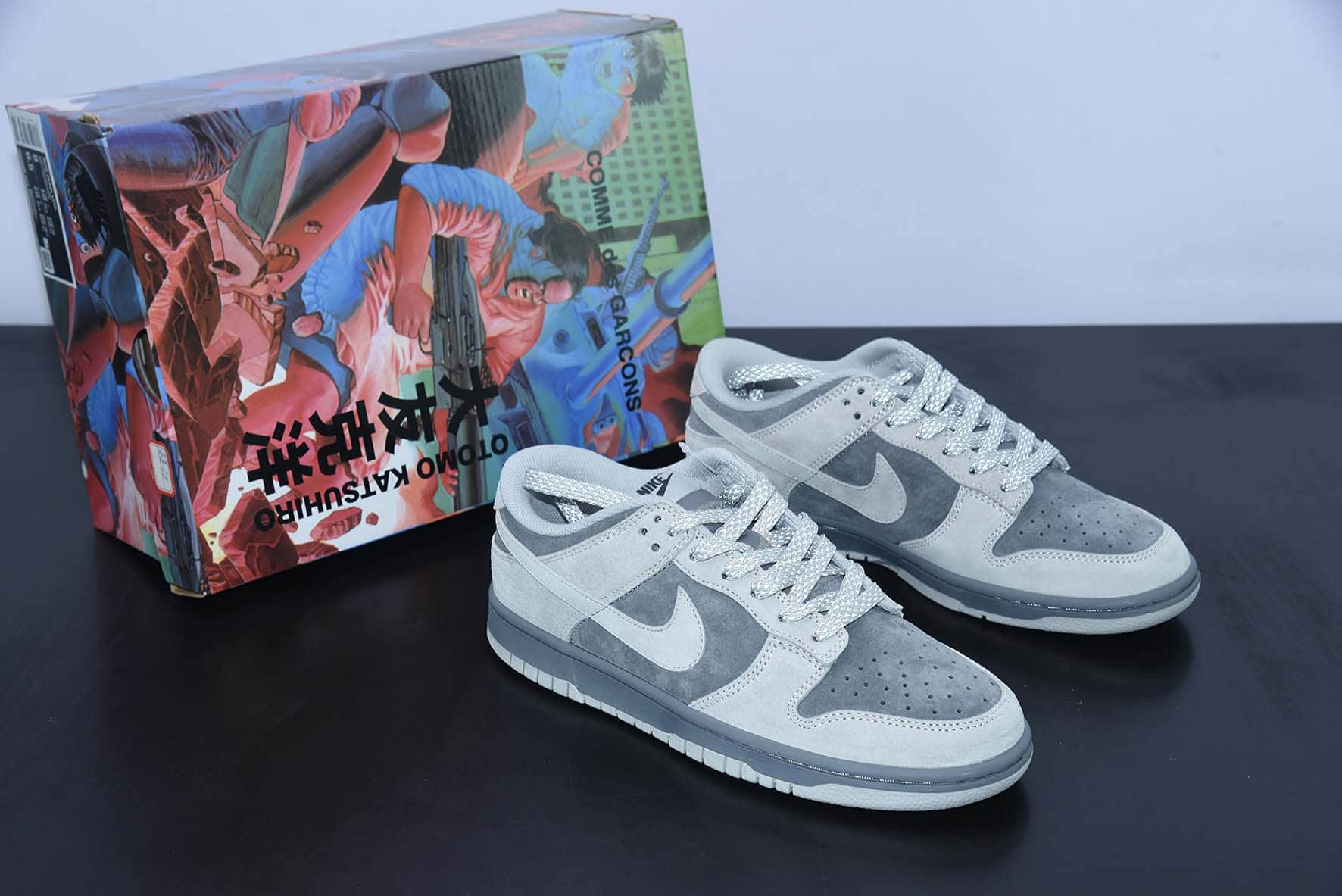 耐克Nike Otomo Katsuhiro x Nk SB Dunk Low Steamboy OST 创意定制联乘大友克洋联名灰满天星SB低帮运动休闲板鞋纯原版本 货号：DD3699-003