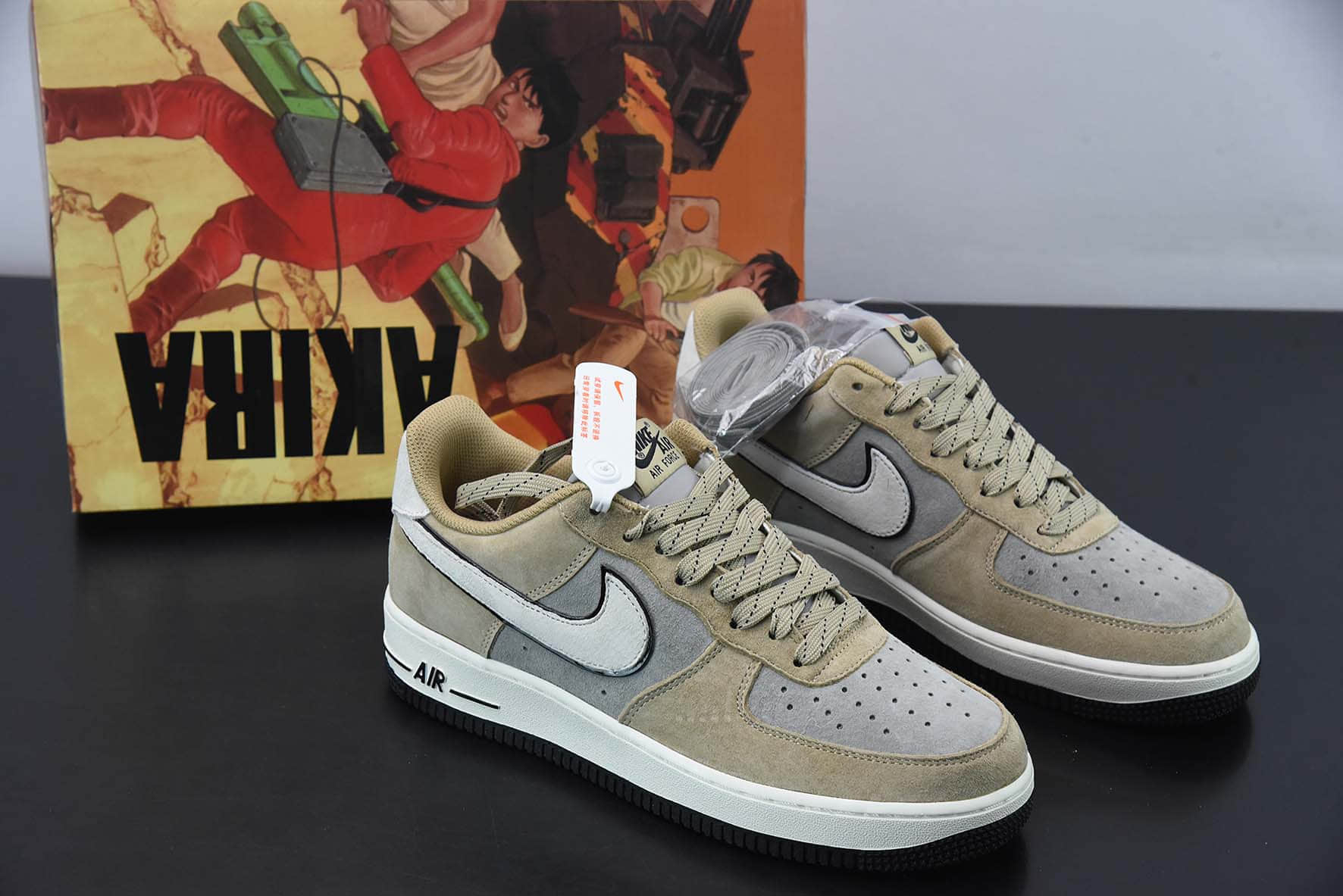 耐克Nike Air Force 1 Low 07 大友克洋卡其灰空军一号低帮运动休闲板鞋纯原版本 货号：DK3966-153