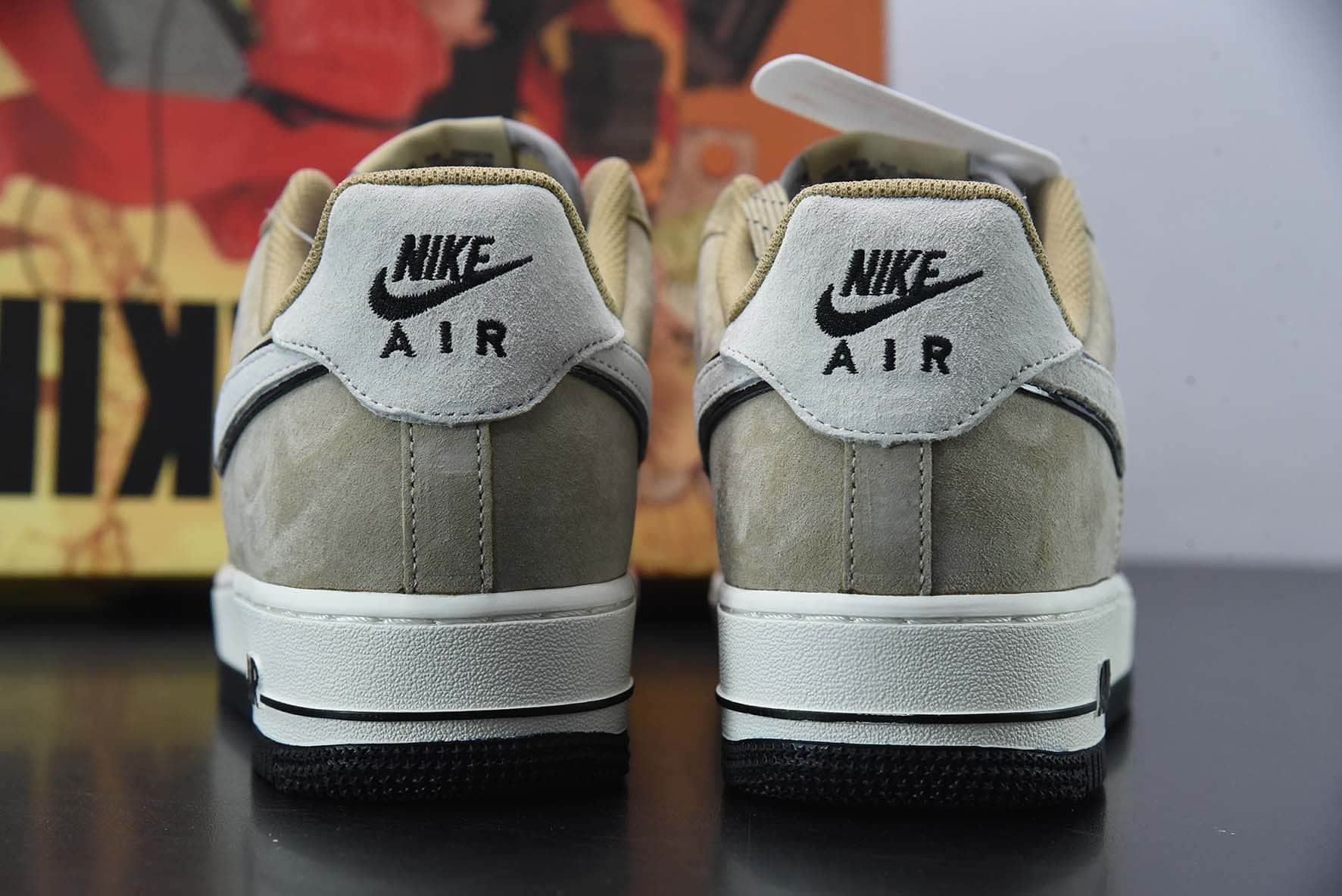 耐克Nike Air Force 1 Low 07 大友克洋卡其灰空军一号低帮运动休闲板鞋纯原版本 货号：DK3966-153