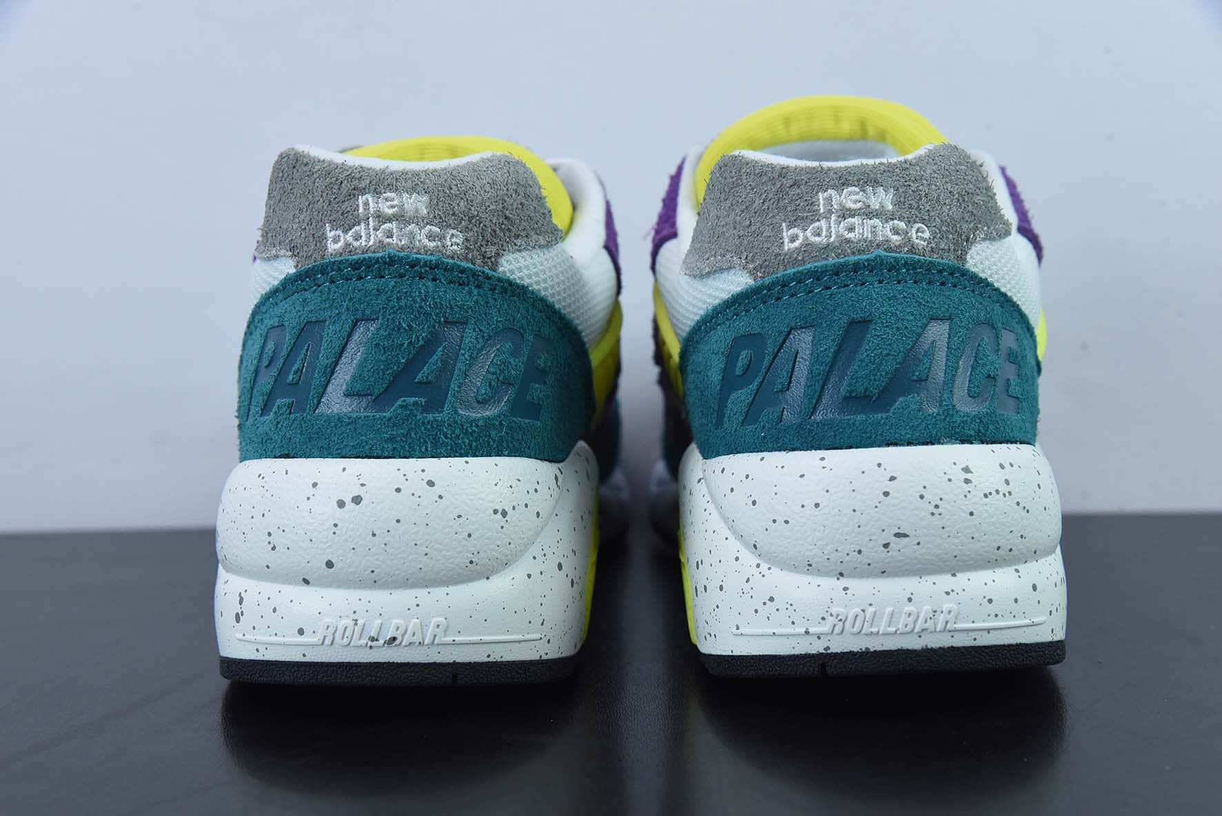 新百伦New Balance CMT580系列荧光绿白紫经典复古休闲运动鞋纯原版本 货号：MT580PC2