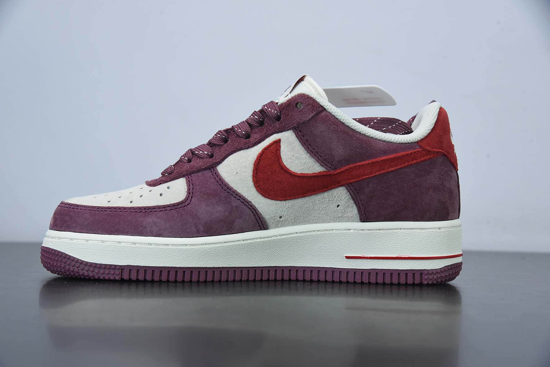 耐克Nike Otomo Katsuhiro x Nike Air Force 1’07 LV8 LowAKIRA大友克洋联名款麂皮酒红米白桔红空军一号休闲板鞋纯原版本 货号：DH3966-923