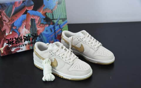 耐克Nike Otomo Katsuhiro x Nike SB Dunk Low大友克洋联名灰白黄钩复古低帮板鞋纯原版本 货号：DR2269-326