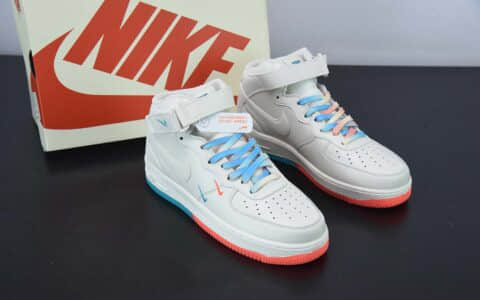 耐克Nike Air Force 1’07 LowWhite Malachite皮革白黑绿钩空军一号低帮休闲板鞋纯原版本 货号：DR8593-100