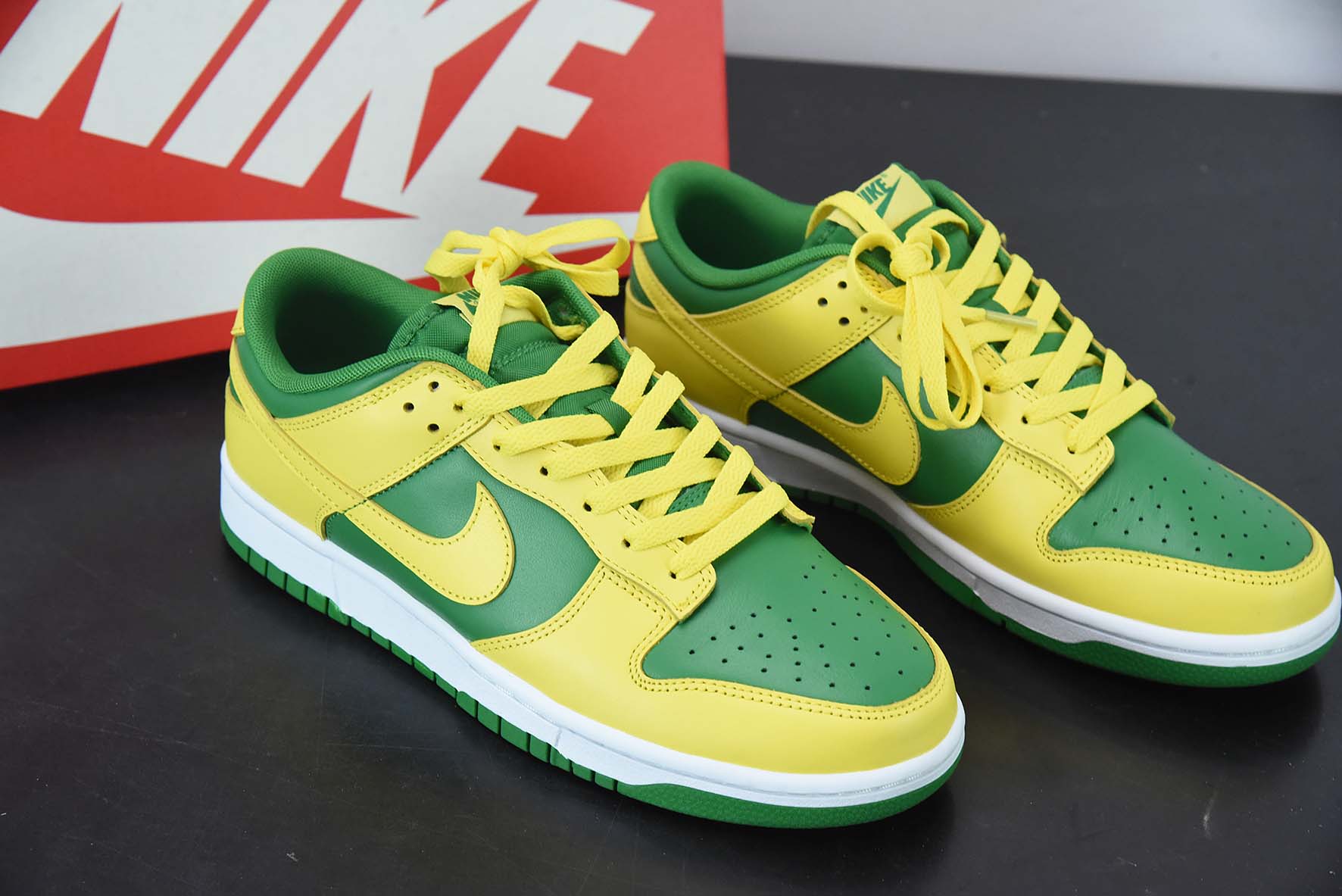 耐克Nike Dunk Low ‘Reverse Brazil’“反转巴西”SB低帮休闲滑板鞋纯原版本 货号：DV0833-300