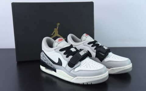 乔丹Air Jordan Legacy 312黑白灰低帮文化休闲运动篮球鞋纯原版本 货号：CD7069-101