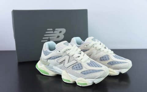 新百伦New BalanceJoe Freshgoods x New Balance NB9060联名款米白灰果绿复古休闲运动慢跑鞋纯原版本 货号：U9060BW1