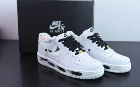 耐克Nike Air Force 1 Low '07 黑白奶牛低帮空军一号休闲板鞋纯原版本 货号：DE0023-001