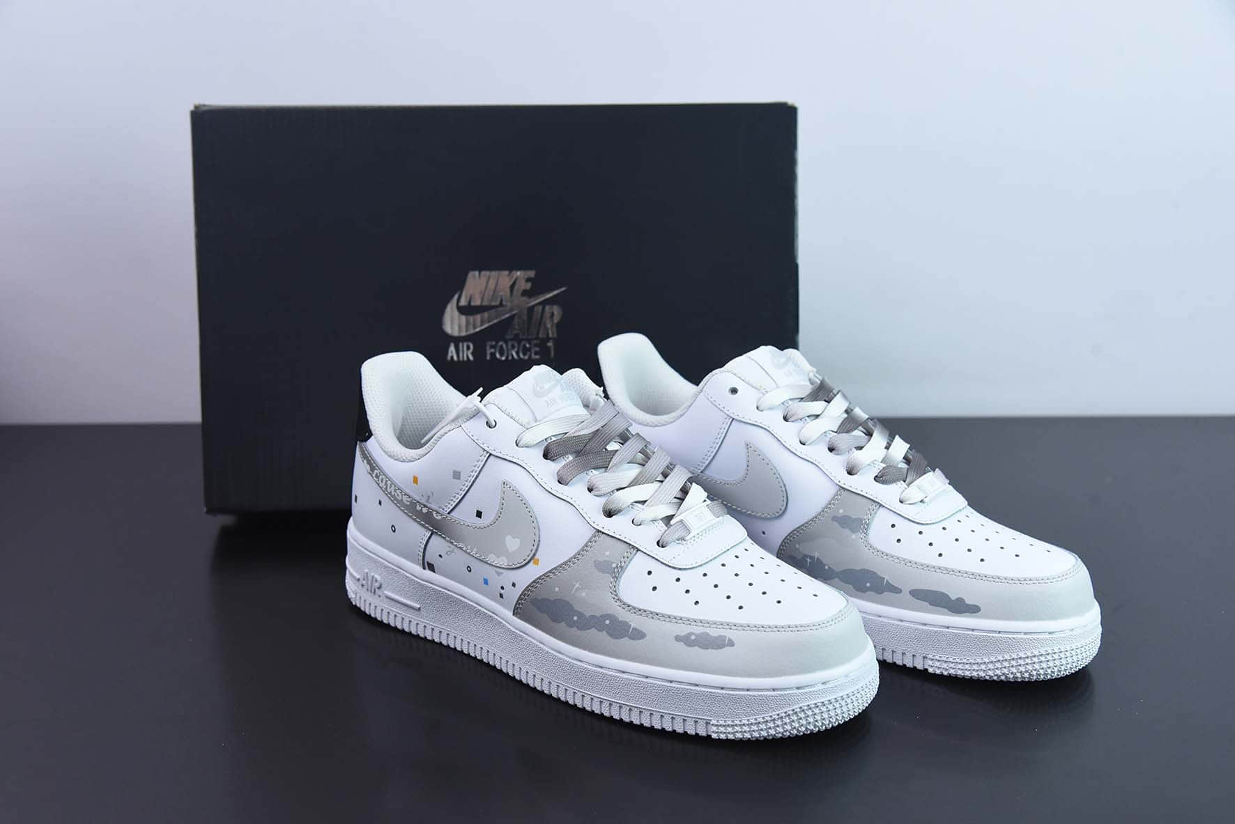 耐克Nike Air Force 1 Low’07云朵配色空军一号低帮休闲板鞋纯原版本 货号：CW2288-312 