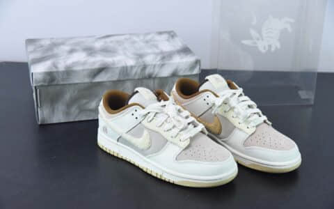 耐克Nike SB Dunk LowYear of the Rabbit浅棕米白穗兔扣篮系列低帮休闲运动滑板板鞋纯原版本货号：FD4203-211