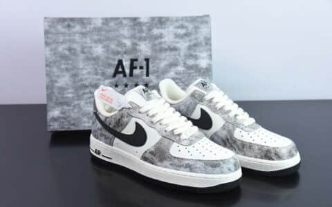 耐克Nike Air Force 1'07 Low 岩石黑色空军一号低帮休闲板鞋纯原版本 货号：YY6938-365