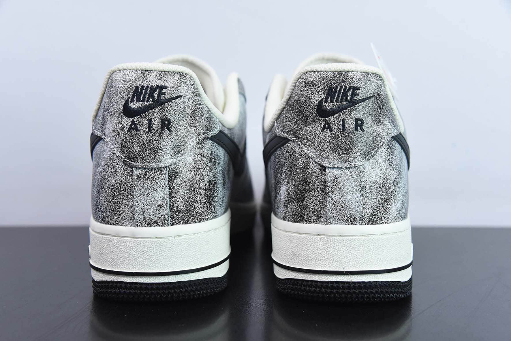 耐克Nike Air Force 1'07 Low 岩石黑色空军一号低帮休闲板鞋纯原版本 货号：YY6938-365 