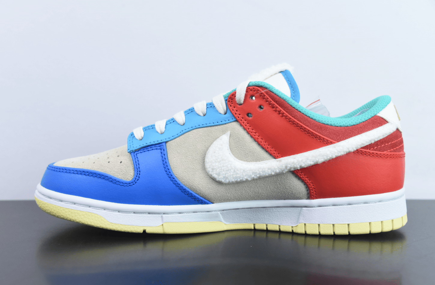 耐克Nike Dunk Low Year of the Rabbit北京限定兔年蓝米橙低帮休闲滑板鞋纯原版本 货号：FD4203-111