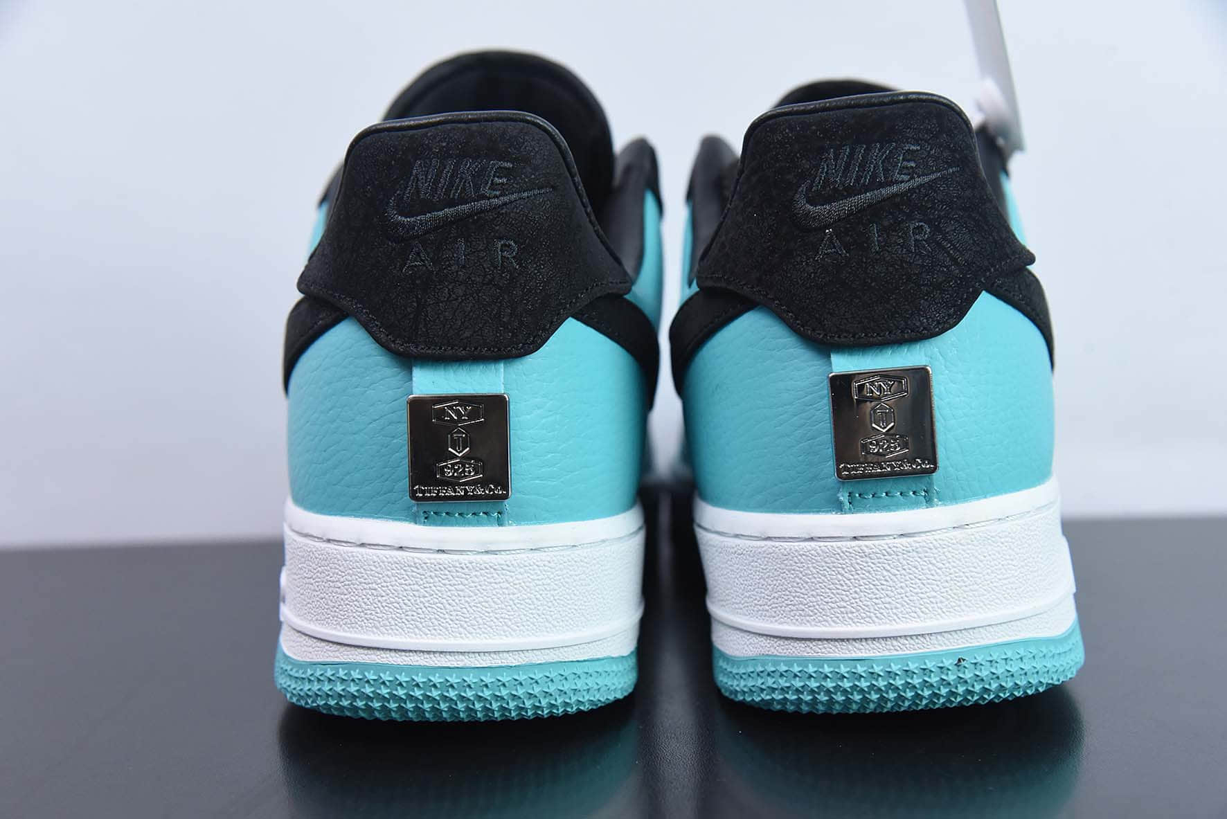 耐克Nike Tiffany & Co. x Nike Air Force 1 Low SP1837联名黑蒂芙尼蓝空军一号经典低帮百搭休闲运动板鞋纯原版本 货号：DZ1382-002