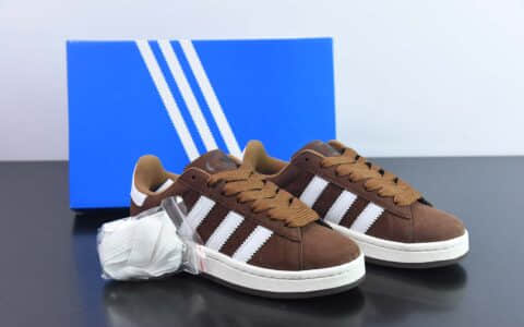 阿迪达斯Adidas Originals Campus 00s 学院系列小面包棕色低帮休闲板鞋纯原版本 货号：GY6433