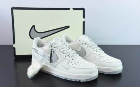 耐克Nike Air Force 1 Low ’07 “Keep Fresh”灰银小勾低帮空军一号休闲板鞋纯原版本 货号：BM1996-033