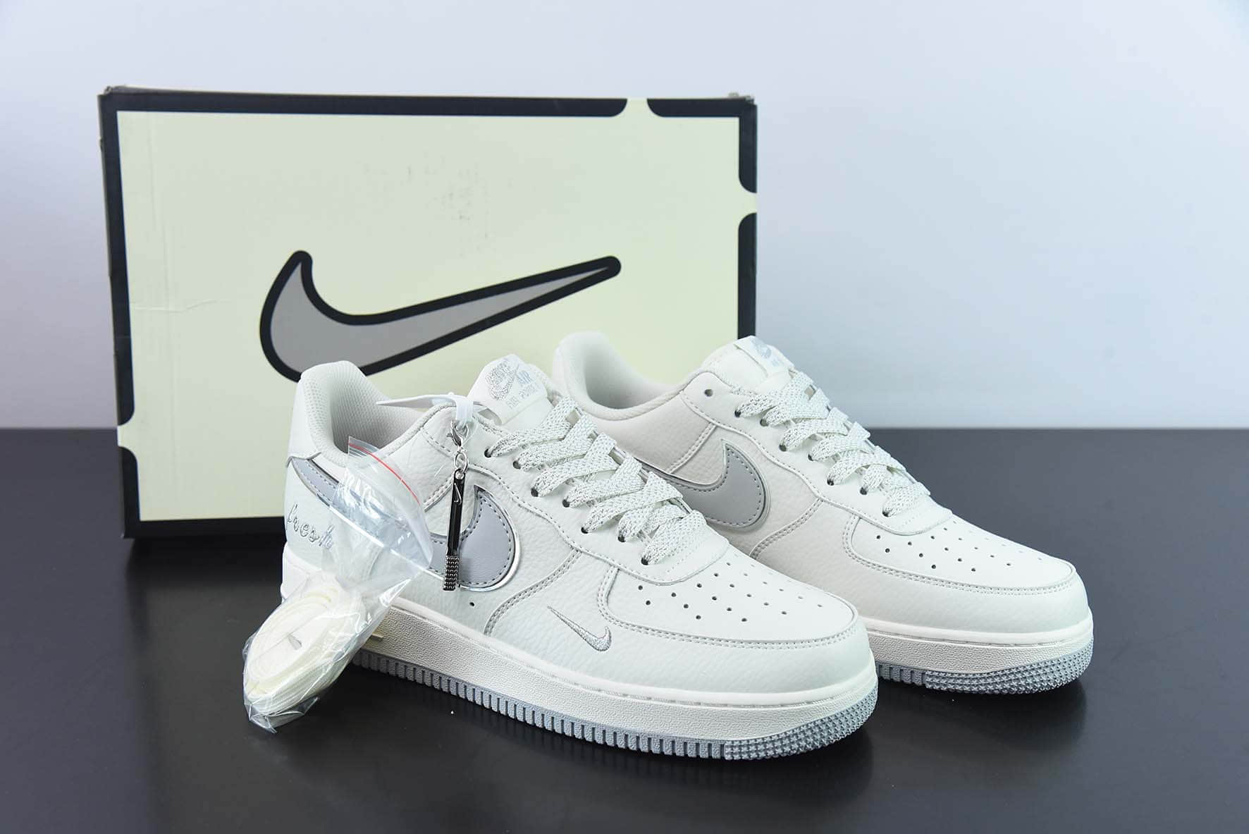 耐克Nike Air Force 1 Low '07 “Keep Fresh”灰银小勾低帮空军一号休闲板鞋纯原版本 货号：BM1996-033