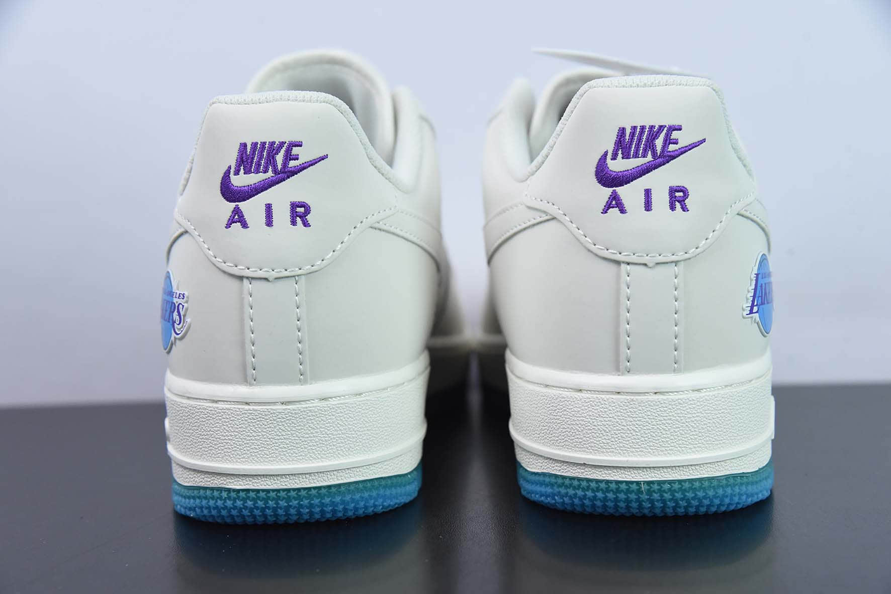 耐克Nike Air Force 1 Low '07 “米兰紫”洛杉矶复古湖人城市限定低帮空军一号休闲板鞋纯原版本 货号：LA9696-023