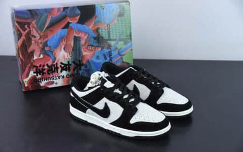耐克Nike Otomo Katsuhiro x NK Dunk Low大友克洋联名款黑白熊猫低帮运动休闲板鞋纯原版本 货号： ST1391-100