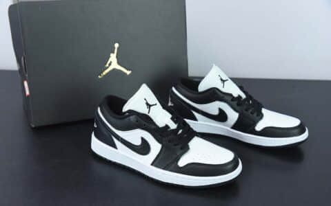 乔丹Air Jordan 1 Low Panda AJ1 黑白熊猫低帮篮球鞋纯原版本 货号：DC0774-101