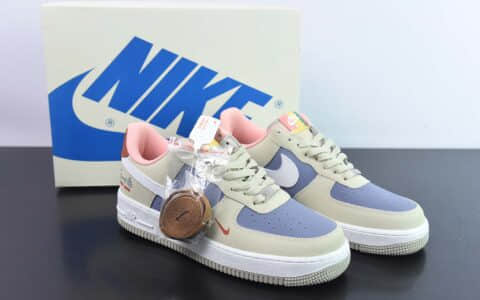 耐克Nike NIke Air Force 1 '07 Low “古驰联名款卡其灰拼接”空军一号低帮休闲板鞋纯原版本 货号：315122-009