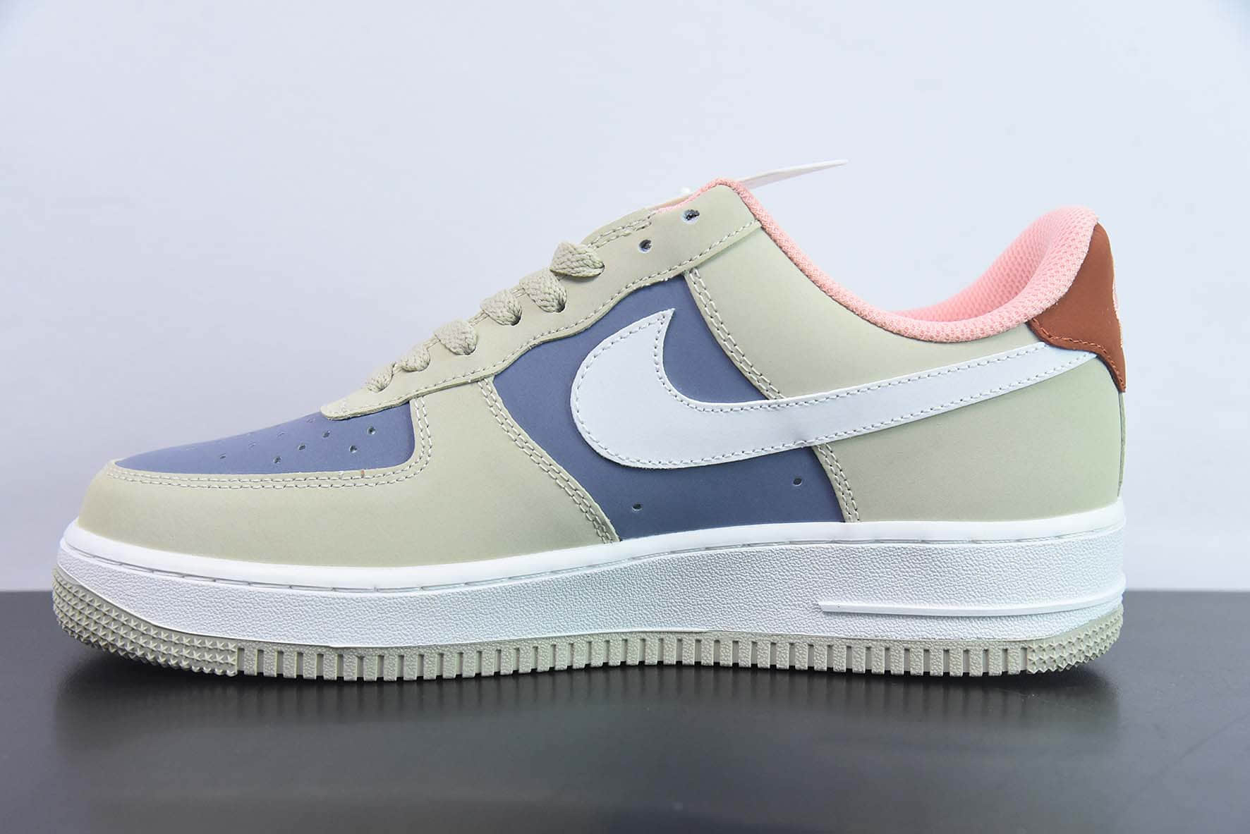 耐克Nike NIke Air Force 1 '07 Low “古驰联名款卡其灰拼接”空军一号低帮休闲板鞋纯原版本 货号：315122-009 