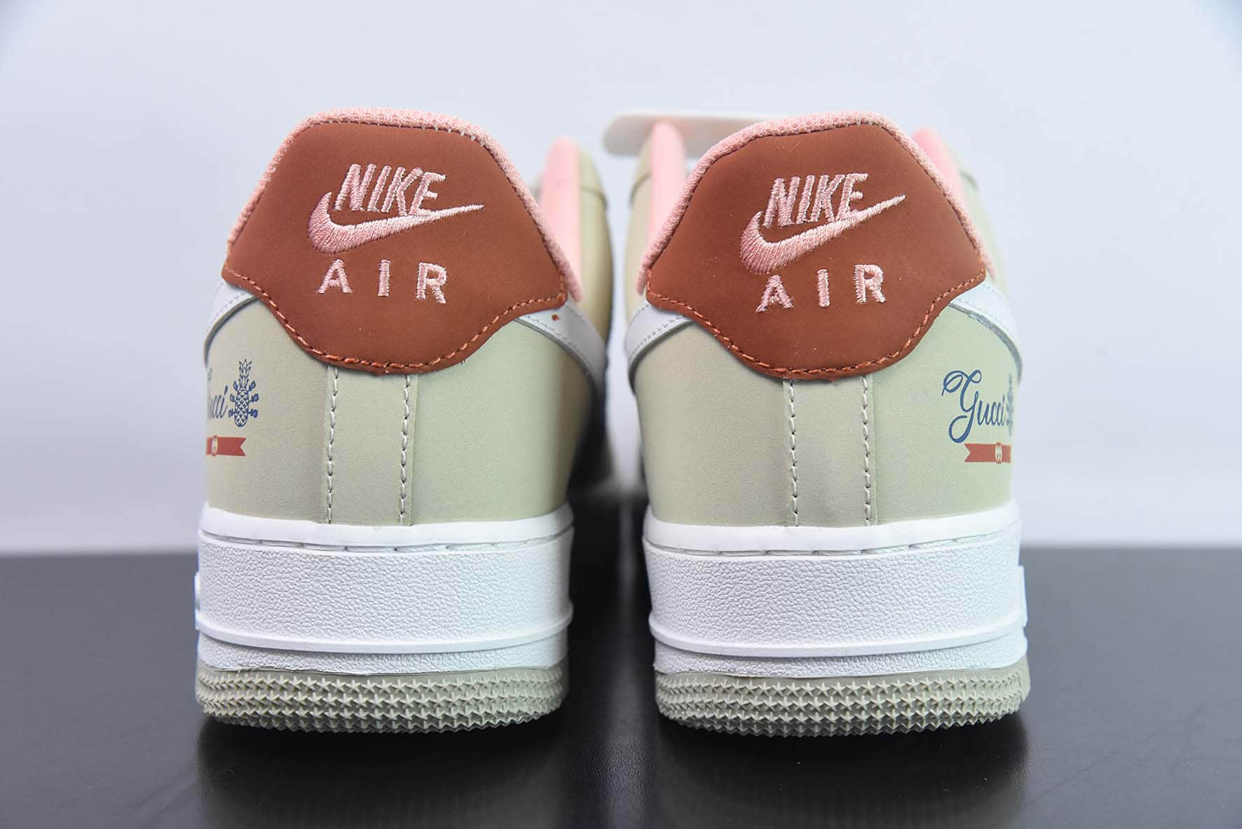 耐克Nike NIke Air Force 1 '07 Low “古驰联名款卡其灰拼接”空军一号低帮休闲板鞋纯原版本 货号：315122-009 