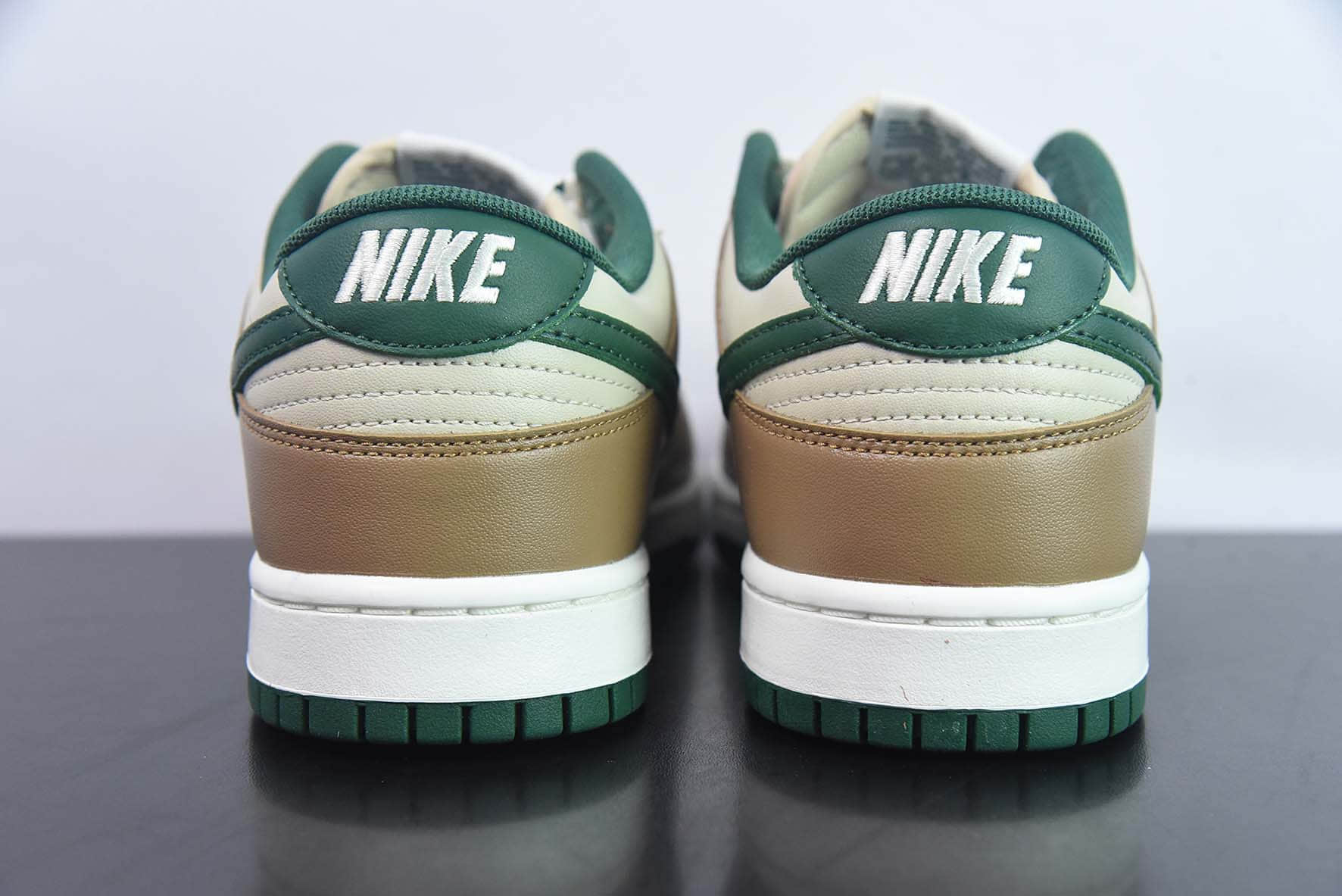 耐克Nike Dunk Low “Brown Green”米棕绿色低帮休闲滑板鞋纯原版本 货号：FB7160-231